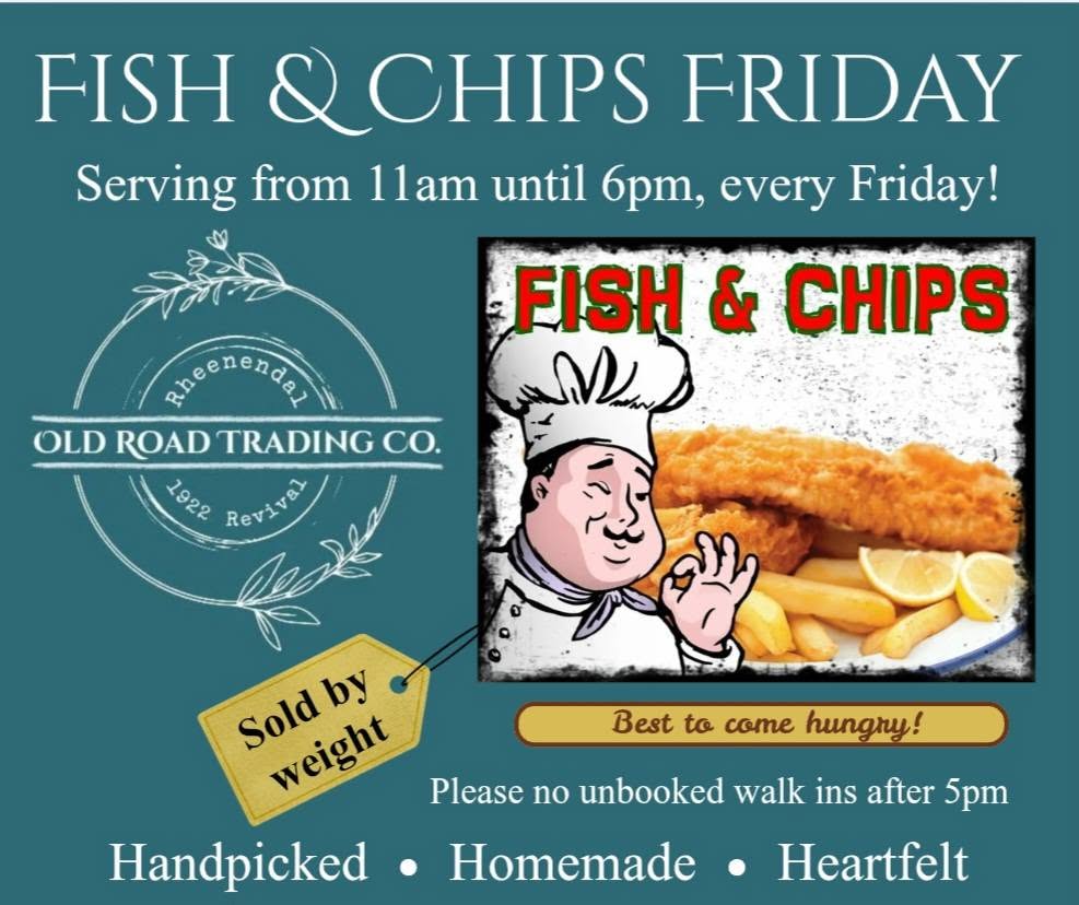 Fish and Chips Friday at Old Road Trading Co.