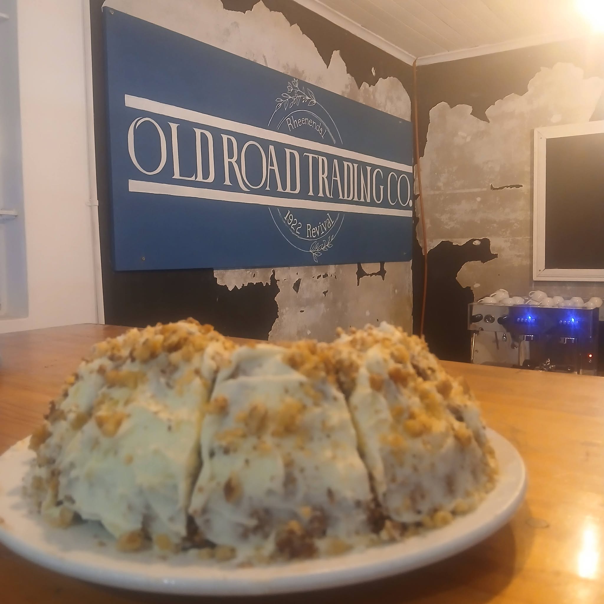 Homemade cake at Old Road Trading Co.